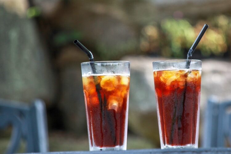アイスコーヒーの画像